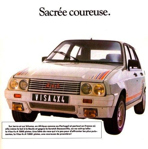 1/24 シトロエン ビザ 1000 ピステ 1983 (ホワイト) Citroën VISA・ミルピスト - Photos, détails et équipements